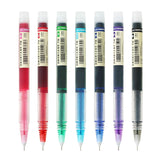 dasda  JIANWU 7pcs/set colourful Straight liquid gel pen Artistic font Creative neuter pen Business School office supplies