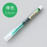 dasda  JIANWU 7pcs/set colourful Straight liquid gel pen Artistic font Creative neuter pen Business School office supplies