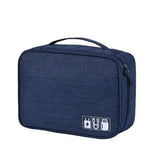 JULY'S SONG Portable Digital Travel Bag Large Capacity Electronic Organizer Travel Accessories Zipper Digital Device Bag