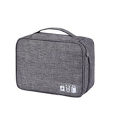 JULY'S SONG Portable Digital Travel Bag Large Capacity Electronic Organizer Travel Accessories Zipper Digital Device Bag
