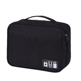 JULY'S SONG Portable Digital Travel Bag Large Capacity Electronic Organizer Travel Accessories Zipper Digital Device Bag