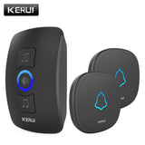 hello word  KERUI M525 Home Security Welcome Wireless Doorbell Smart Chimes Doorbell Alarm LED light 32 Songs with Waterproof Touch Button