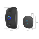 hello word  KERUI M525 Home Security Welcome Wireless Doorbell Smart Chimes Doorbell Alarm LED light 32 Songs with Waterproof Touch Button