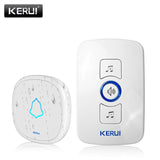 hello word  KERUI M525 Home Security Welcome Wireless Doorbell Smart Chimes Doorbell Alarm LED light 32 Songs with Waterproof Touch Button