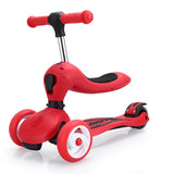 Kids scooter car for kids 2-9 years old skater Surf scooter Flash wheel folding 2 in 1 scooter  baby walker Outdoor toys
