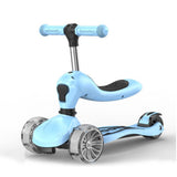 Kids scooter car for kids 2-9 years old skater Surf scooter Flash wheel folding 2 in 1 scooter  baby walker Outdoor toys