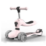 Kids scooter car for kids 2-9 years old skater Surf scooter Flash wheel folding 2 in 1 scooter  baby walker Outdoor toys