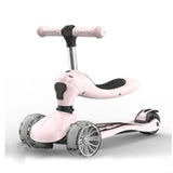 Kids scooter car for kids 2-9 years old skater Surf scooter Flash wheel folding 2 in 1 scooter  baby walker Outdoor toys