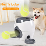 Kreative 2 In 1 Haustier Hund Spielzeug Interaktive Automatische Ball Launcher Tennis Ball Spielzeug Und Lebensmittel Dispenser Für Hund Belohnung spiel Spielzeug A26 - app80