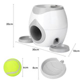 Kreative 2 In 1 Haustier Hund Spielzeug Interaktive Automatische Ball Launcher Tennis Ball Spielzeug Und Lebensmittel Dispenser Für Hund Belohnung spiel Spielzeug A26 - app80
