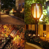 dasda  LED Solar Flame Lights Outdoor IP65 Waterproof Led Solar Garden Light Flickering Flame Torches Lamp for Courtyard Garden Balcony