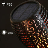 dasda  LED Solar Flame Lights Outdoor IP65 Waterproof Led Solar Garden Light Flickering Flame Torches Lamp for Courtyard Garden Balcony
