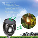 dasda  LED Solar Flame Lights Outdoor IP65 Waterproof Led Solar Garden Light Flickering Flame Torches Lamp for Courtyard Garden Balcony