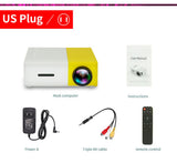 dasda  LEJIADA YG300 LED Mini Projector 320x240 Pixels Supports 1080P YG-300 HDMI USB Audio Portable Projector Home Media Video player