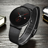 LIGE Quartz Watch Women And Men Watch Top Brand Luxury Famous Dress Fashion Watches Unisex Ultra Thin Wrist watch Para Hombre