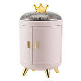 Luxury Rotary Jewelry Storage Box Earrings Necklace Display Stand