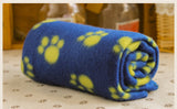 Large Size Pet Dog Cat Blanket Soft Towel Paw Print Mat For Dog Puppy Bed Quilt Bath Towel Pet Cushion tapete gato