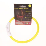 Led Usb Dog Collar Rechargeable LED Charging Tube Flashing Night Dog Collars Glowing Luminous Safety Pets Dog Collar .