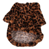 Leopard Dog Coats Jacket Pet Clothing Hoodies Winter Pet Puppy Dog Clothes For Small Medium Dogs Cats Kitten Outfits Apparel