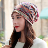 Long Keeper Female Beanie Bonnet Autumn And Winter Caps Hip-hop Cap Hats For Women Beanies Balaclava Men Beggars Hole Cap