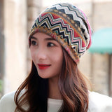 Long Keeper Female Beanie Bonnet Autumn And Winter Caps Hip-hop Cap Hats For Women Beanies Balaclava Men Beggars Hole Cap