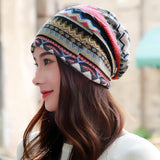 Long Keeper Female Beanie Bonnet Autumn And Winter Caps Hip-hop Cap Hats For Women Beanies Balaclava Men Beggars Hole Cap