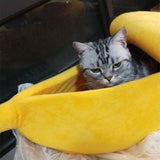 Lovely Creative Banana Shaped Dog/Cat House Soft Warm Kennel  Sleeping Bed  House Tent Pet Supply Dogs/Cats Accessories