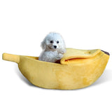 Lovely Creative Banana Shaped Dog/Cat House Soft Warm Kennel  Sleeping Bed  House Tent Pet Supply Dogs/Cats Accessories