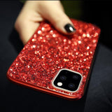 Luxury Bling Glitter Diamond Case For iPhone 11 Pro 6 6s 7 8 Plus Cover For iPhone X Xr Xs Max FashionSoft Silicone Case Fundas