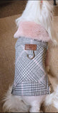 Luxury Winter Dog Woolen Clothes With Fur Collar Puppy Yorkshire Dogs Jacket Coat Clothing For Small Medium Pet Chihuahua
