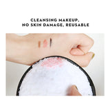 MAANGE 1pc 3 colors Makeup Removers Makeup Remover towel Face Cleansing Cloth Pads Plush puff Fashion New Cleaning puff