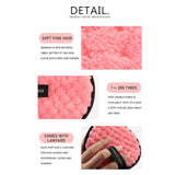 MAANGE 1pc 3 colors Makeup Removers Makeup Remover towel Face Cleansing Cloth Pads Plush puff Fashion New Cleaning puff