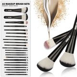 dasda  MAANGE 20/22Pcs Beauty Makeup Brushes Set Cosmetic Foundation Powder Blush Eye Shadow Lip Blend Make Up Brush Tool Kit Maquiagem