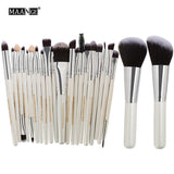 dasda  MAANGE 20/22Pcs Beauty Makeup Brushes Set Cosmetic Foundation Powder Blush Eye Shadow Lip Blend Make Up Brush Tool Kit Maquiagem