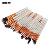 dasda  MAANGE 20/22Pcs Beauty Makeup Brushes Set Cosmetic Foundation Powder Blush Eye Shadow Lip Blend Make Up Brush Tool Kit Maquiagem