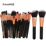dasda  MAANGE 20/22Pcs Beauty Makeup Brushes Set Cosmetic Foundation Powder Blush Eye Shadow Lip Blend Make Up Brush Tool Kit Maquiagem
