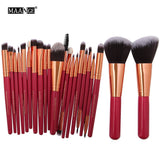 dasda  MAANGE 20/22Pcs Beauty Makeup Brushes Set Cosmetic Foundation Powder Blush Eye Shadow Lip Blend Make Up Brush Tool Kit Maquiagem
