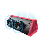 MIFA Red-Graffiti Bluetooth Speaker /Built-in Microphone Stereo Rock Sound/ Outdoor 10W Portable Wireless Speaker/ Support TF card /Support MP3，WMA，WAV，FLAC，APE - app80
