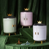 Luxury Rotary Jewelry Storage Box Earrings Necklace Display Stand