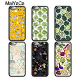 ssss  Maiyaca veggies vegetais veggies borracha caso de telefone para iphone 11 pro max x xr xs max 6 s 7 8 plus 5 5S tpu capa traseira fundas