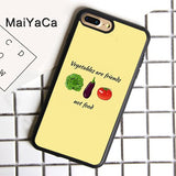 ssss  Maiyaca veggies vegetais veggies borracha caso de telefone para iphone 11 pro max x xr xs max 6 s 7 8 plus 5 5S tpu capa traseira fundas