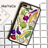 ssss  Maiyaca veggies vegetais veggies borracha caso de telefone para iphone 11 pro max x xr xs max 6 s 7 8 plus 5 5S tpu capa traseira fundas