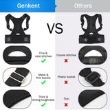 Male Female Adjustable Magnetic Posture Corrector Corset Back Brace Back Belt Lumbar Support Straight Corrector de espalda S-XXL