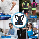 Male Female Adjustable Magnetic Posture Corrector Corset Back Brace Back Belt Lumbar Support Straight Corrector de espalda S-XXL