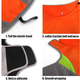 Medium Large Dogs Coat Waterproof Reflective Dog Jacket 4 Color Pet Coat Clothes for Pet Leash hole XS-2XL