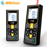 hello word  Mileseey X6 laser distance meter electronic roulette digital tape rangefinder trena metro laser range finder measuring tape