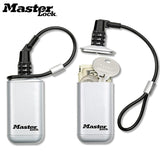 Mini Key Safe Box Outdoor Backpack Hanging Metal Hidden Password Lock Zinc alloy Fixed Code Lock Portable Key Storage Box