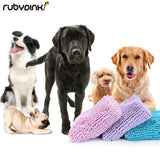 Multipurpose Pet Drying Towel Ultra-absorbent Dog Bath Soft Towel Blanket fiber chenille Puppy Dog clean Towel Pet Product