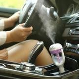 dasda  NANUM 12V Car Steam Air Humidifier Aroma Diffuser Mini Air Purifier Aromatherapy Essential Oil Diffuser Mist Maker Fogger