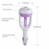 dasda  NANUM 12V Car Steam Air Humidifier Aroma Diffuser Mini Air Purifier Aromatherapy Essential Oil Diffuser Mist Maker Fogger